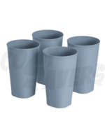 Sterilite Sterilite 4pc Plastic Cup Set Blue