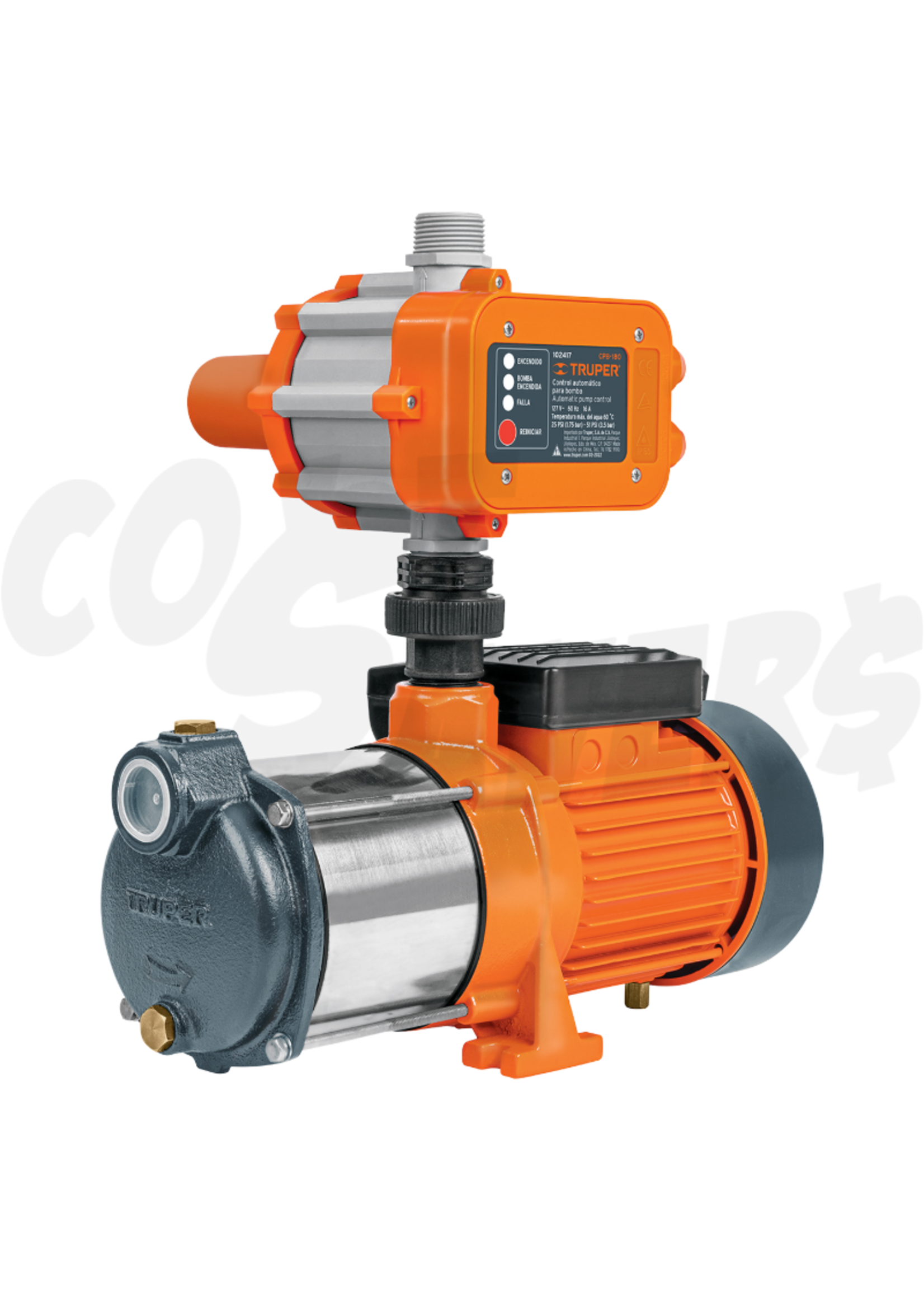 Truper Truper 1HP Smart Multistage Pressure Booster Pump