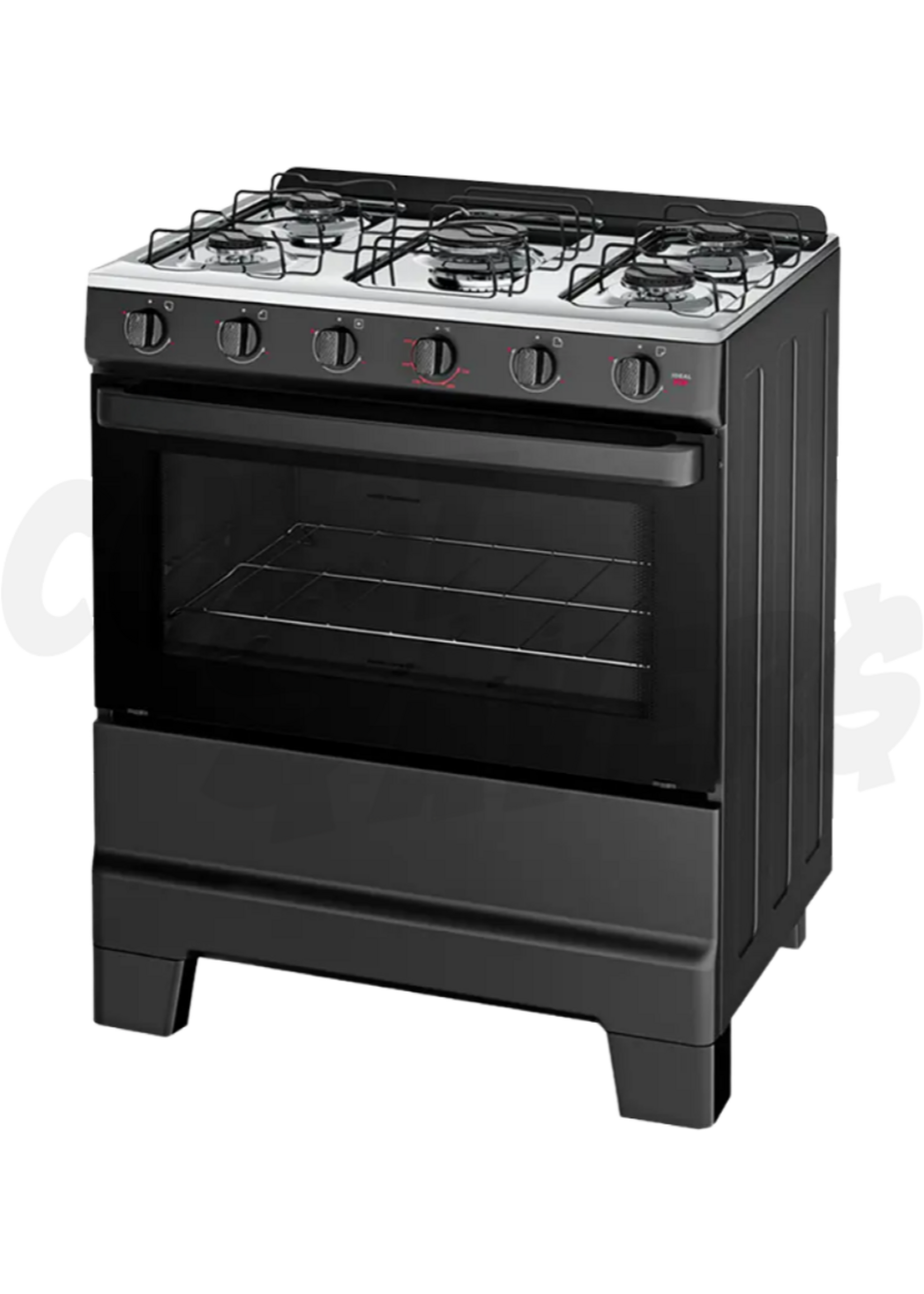 Magnum Magnum 30" 5 Burner Gas Range (Black)