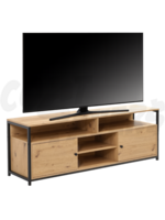 2 Door Tv Unit Light Oak