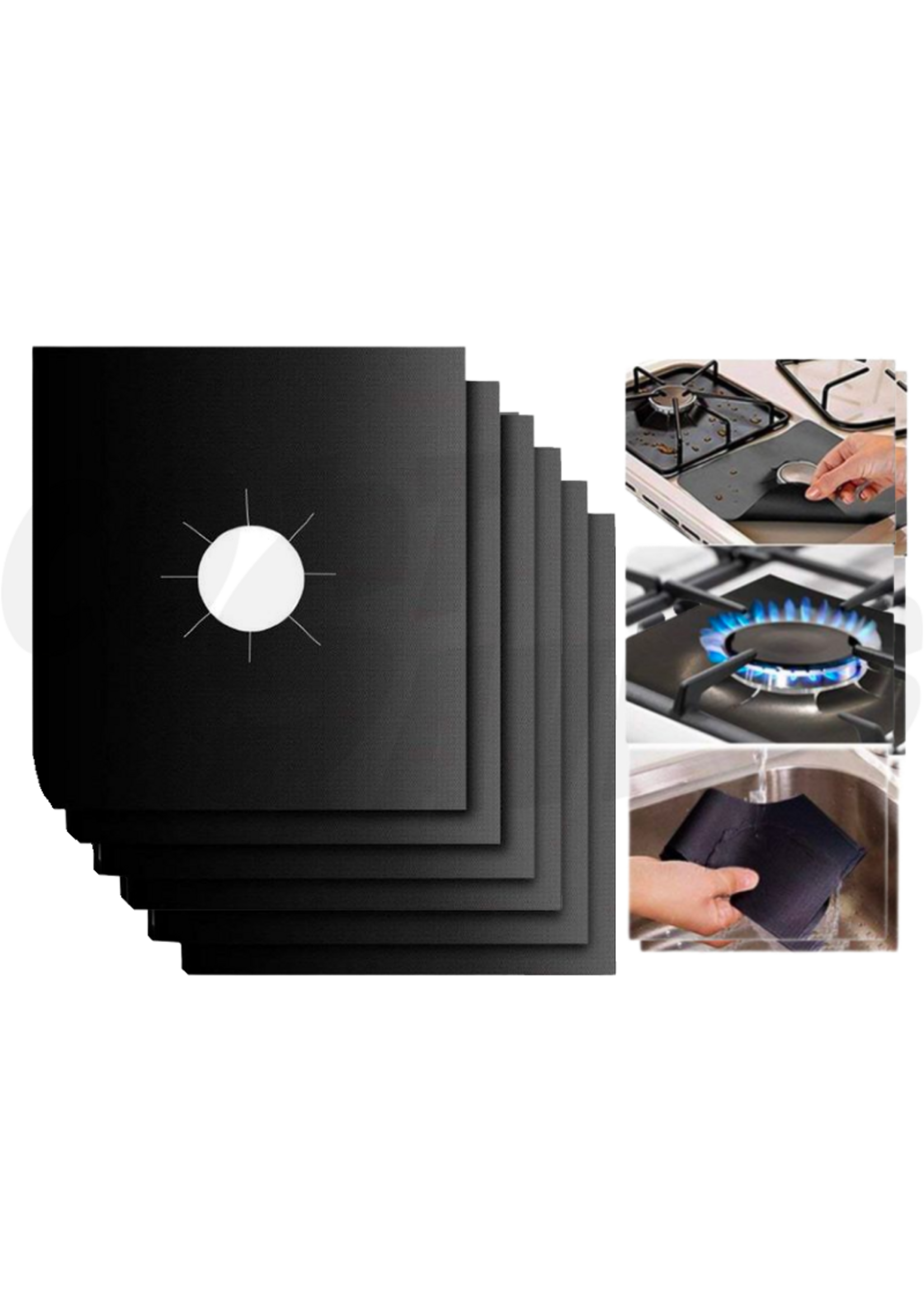 6pc Reuseable Stove Burner Covers