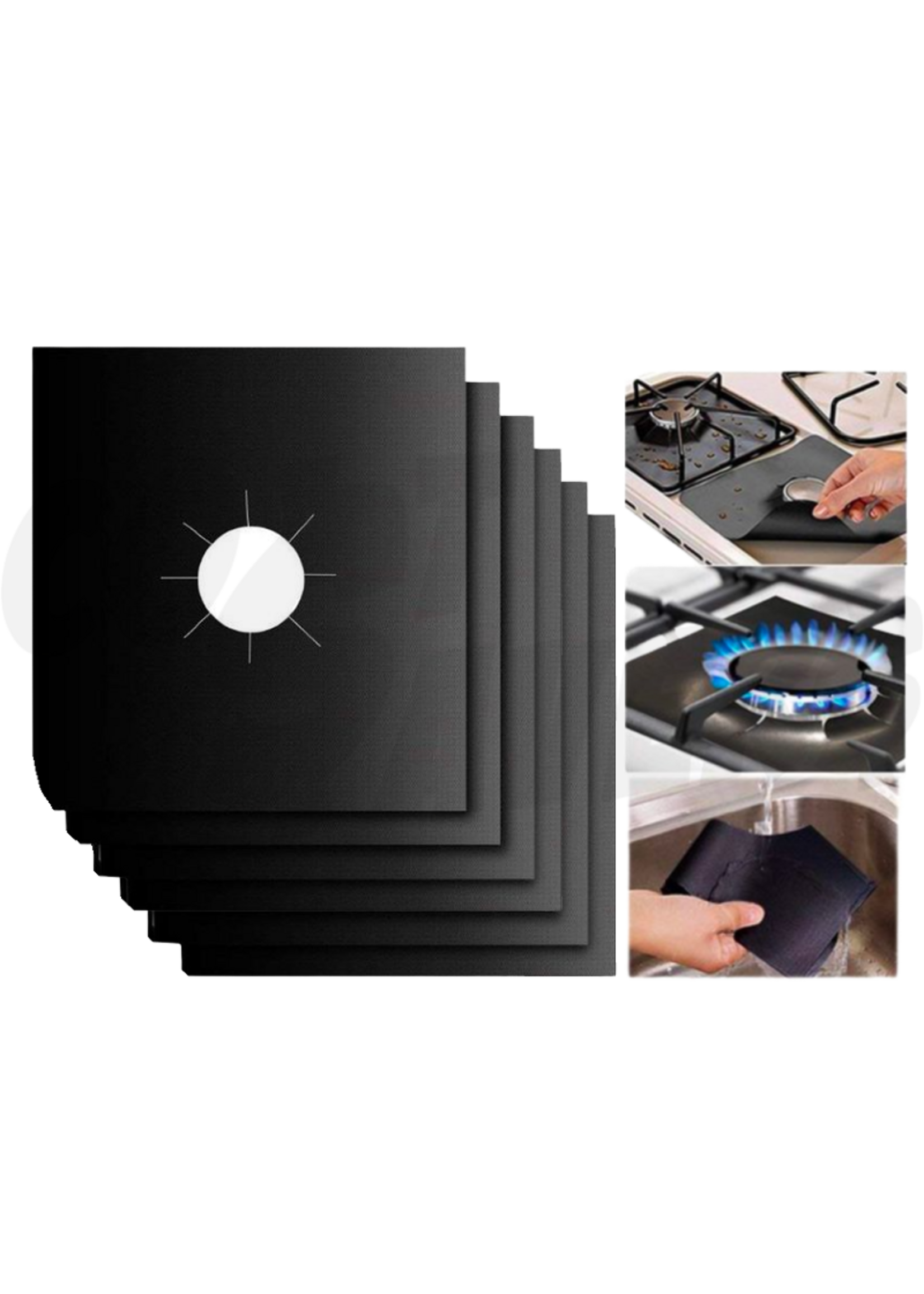 4pc Reuseable Stove Burner Covers