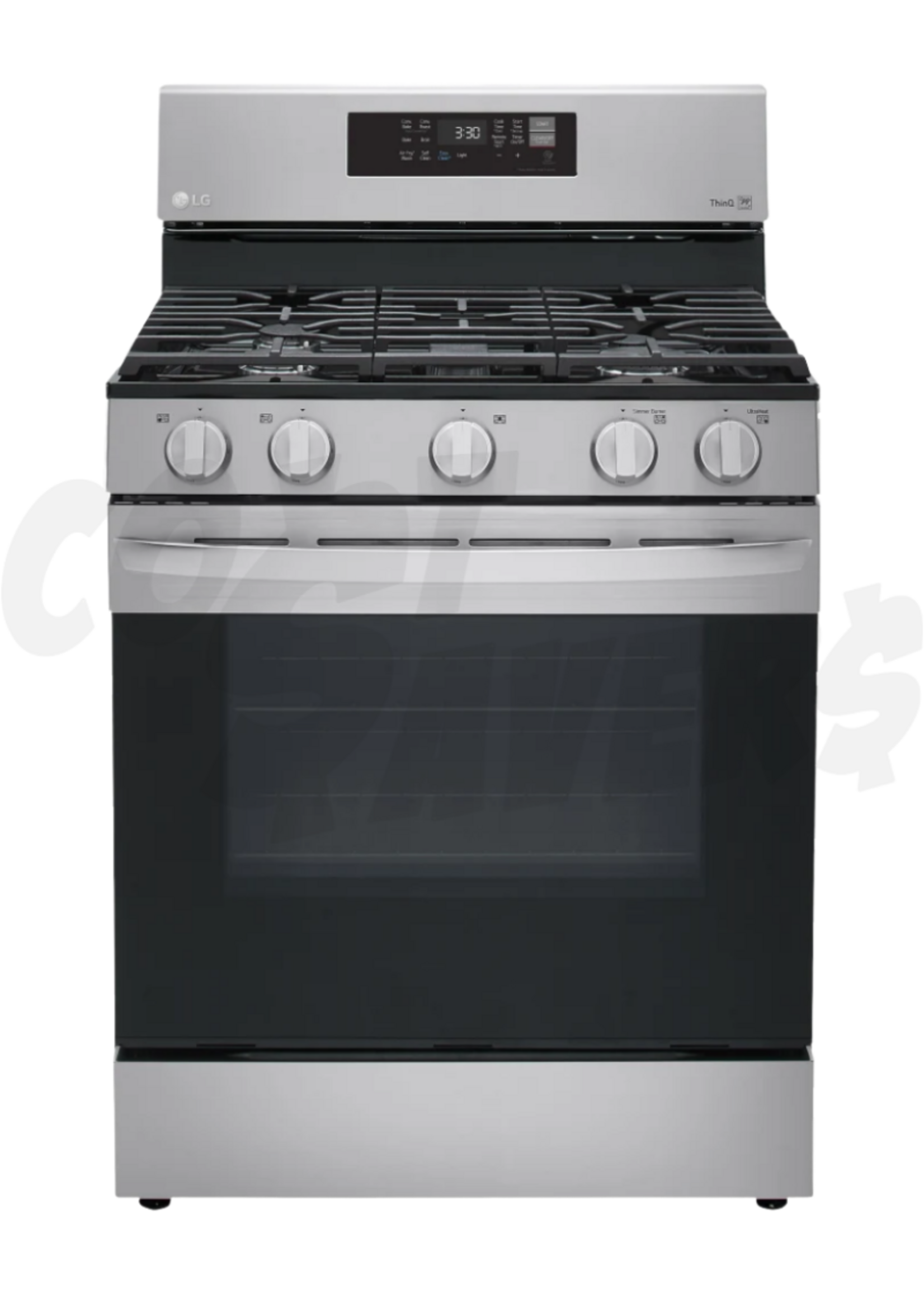 LG LG 30'' 5.8 Cu. Ft. S/Steel Gas Range w/Smart WIFI Start Convection &Air Fry