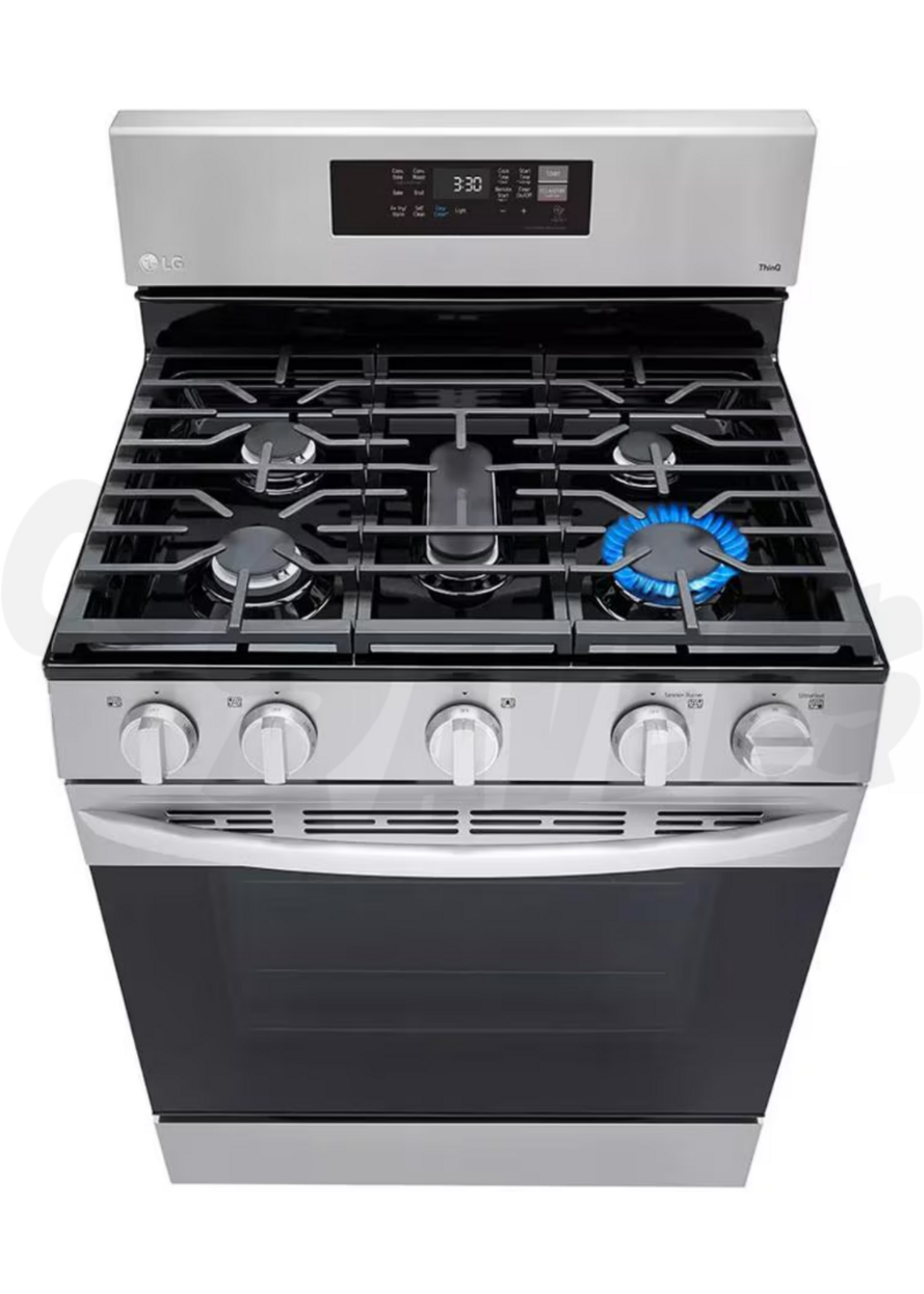 LG LG 30'' 5.8 Cu. Ft. S/Steel Gas Range w/Smart WIFI Start Convection &Air Fry