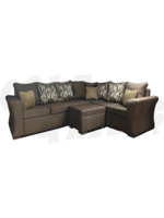 Kay L-Shaped Sectional (Brown)
