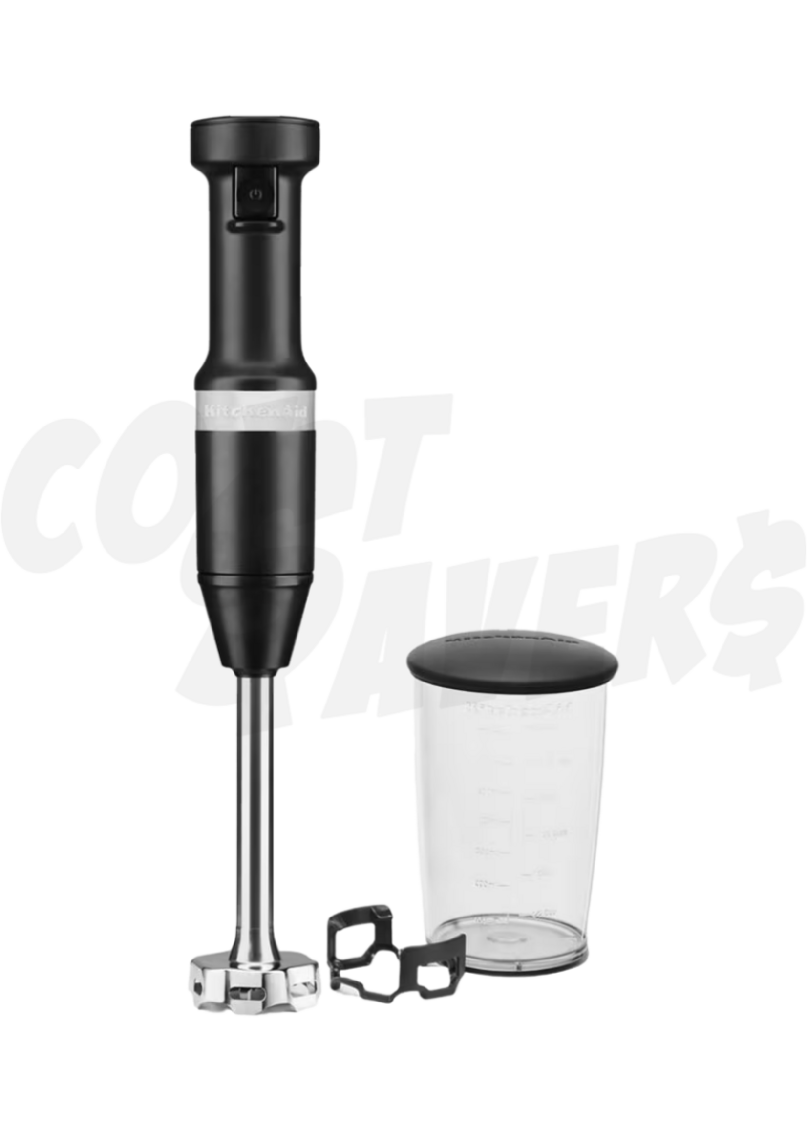 Kitchen Aid Kitchen Aid Variable Speed Corded Hand Blender w/ 3 Cup Jar (Matte Black)