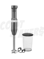 Kitchen Aid Kitchen Aid Variable Speed Corded Hand Blender w/ 3 Cup Jar (Charcoal)
