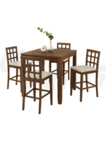 5pc Ambient Square Pub Set