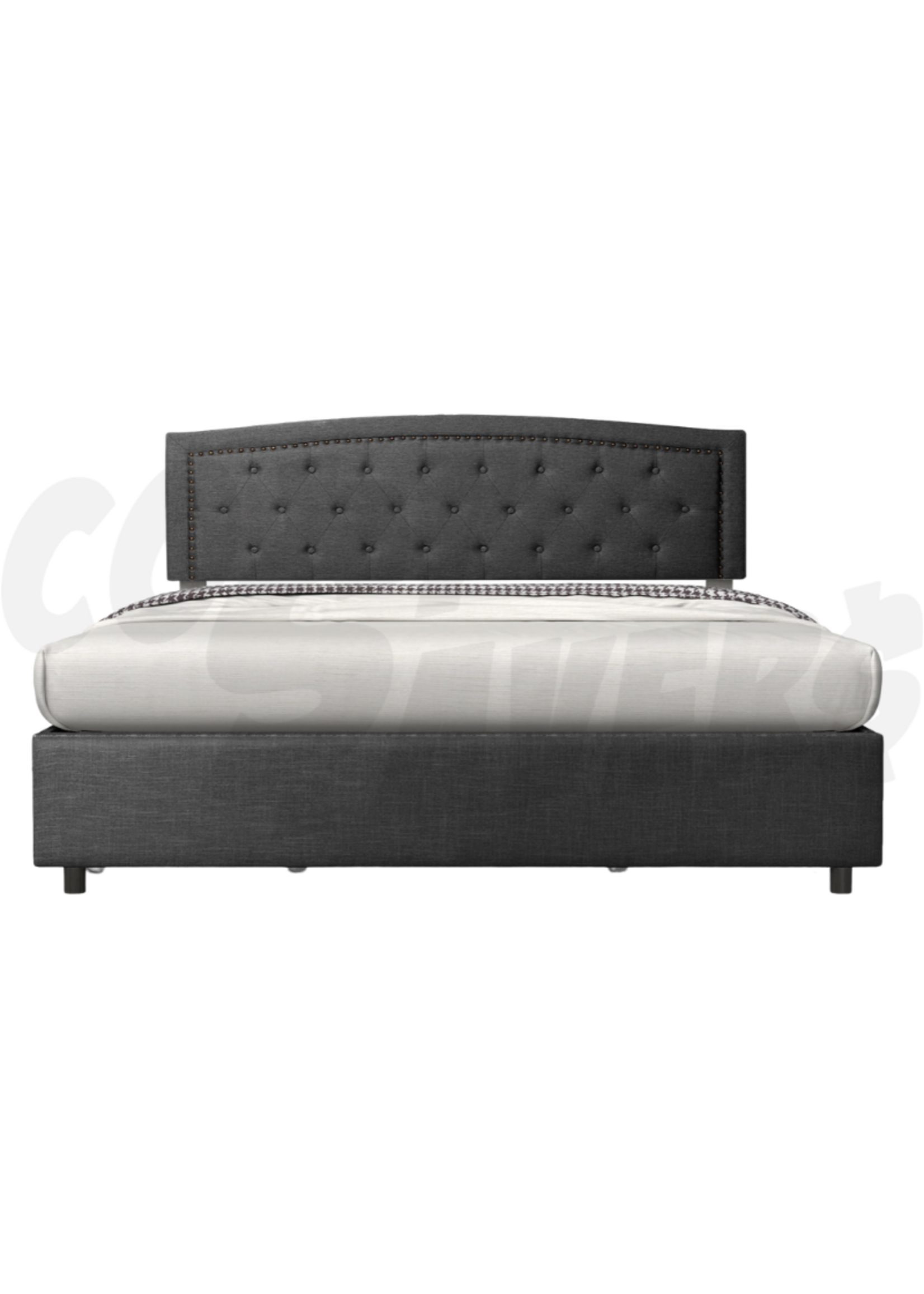 GP Fabric Upholstered Bed w/Drawers