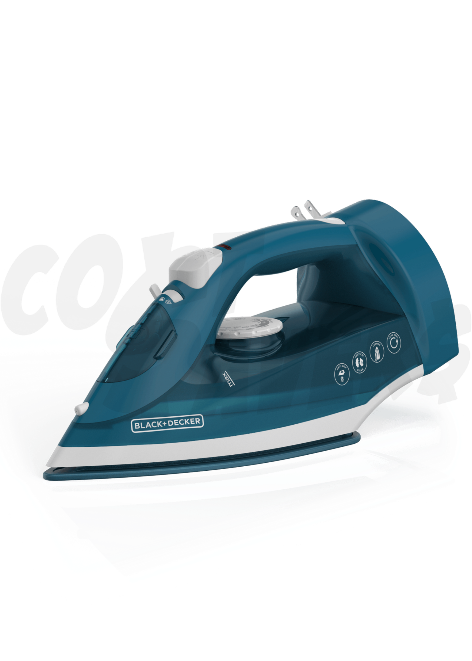 Black & Decker Black & Decker Retractable Ceramic Iron (Blue)