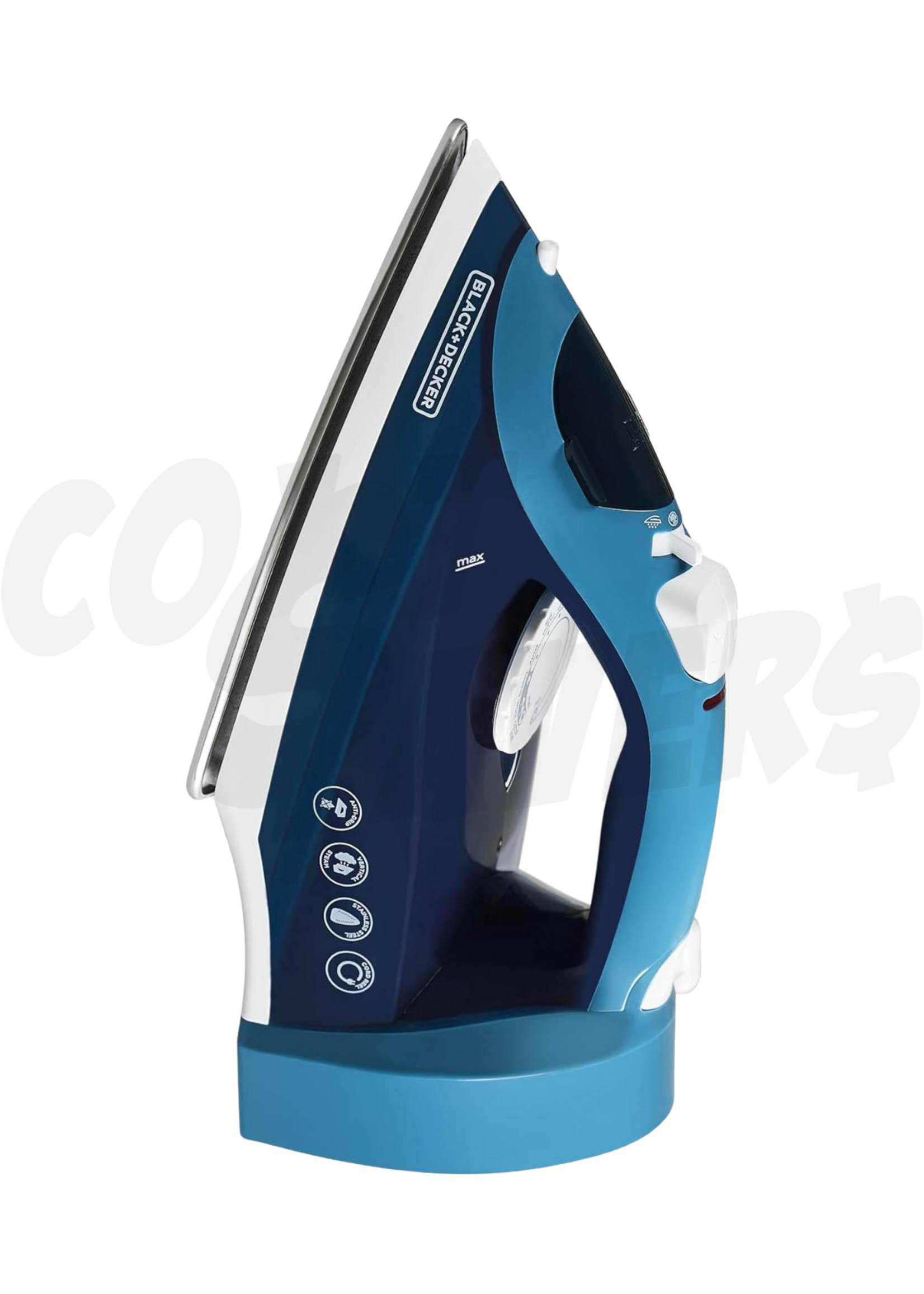 Black & Decker Black & Decker Retractable Ceramic Iron (Blue)
