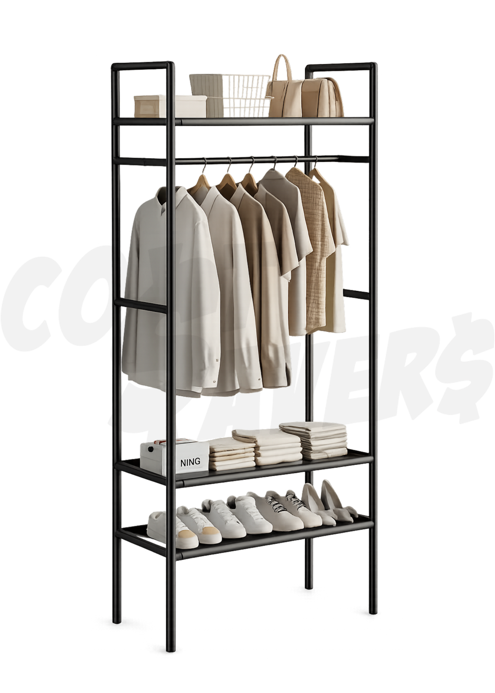 Three Layer Shoe & Hat Rack