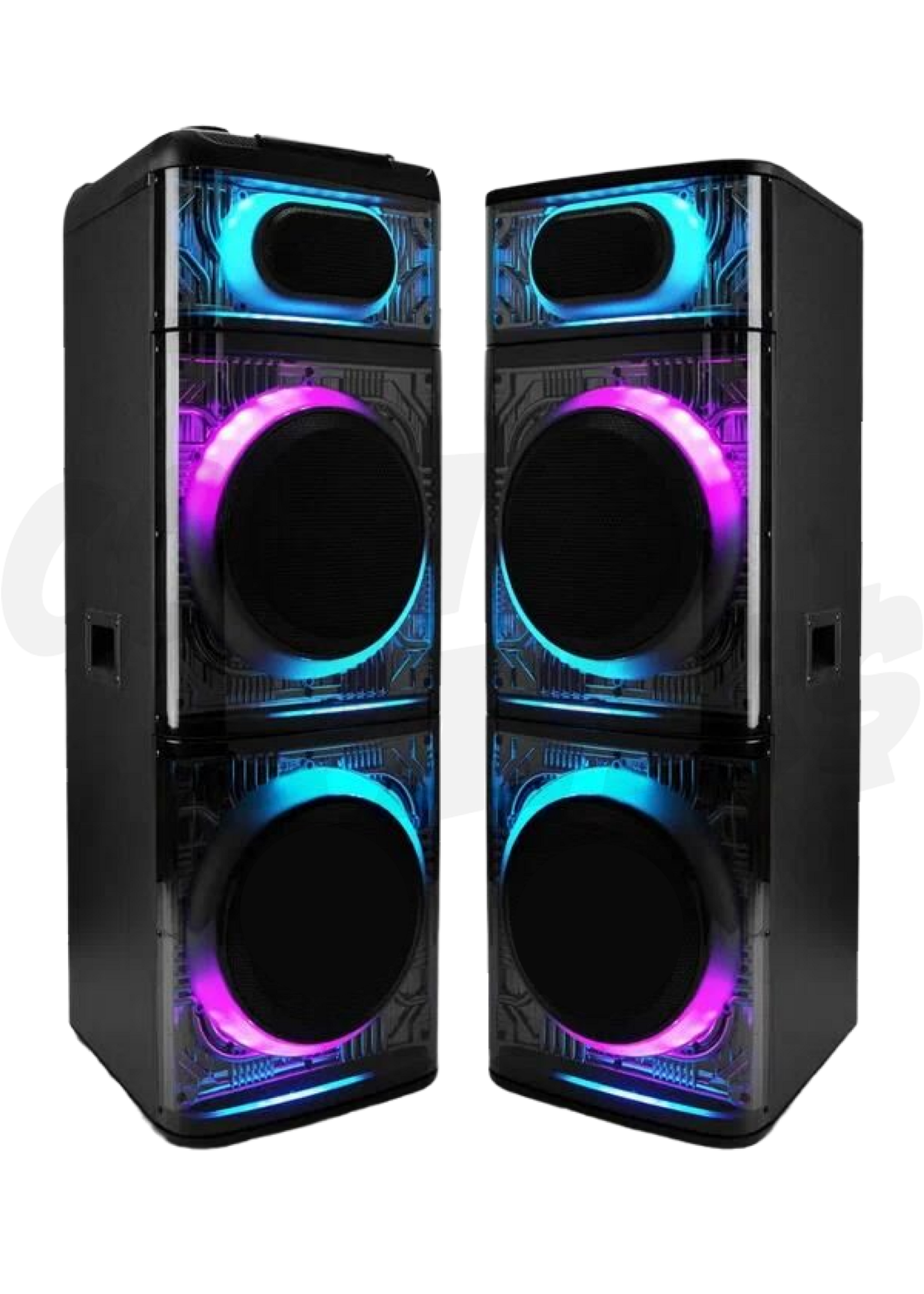 Magnum Magnum 12" Dual  Powered Speaker Box  Set