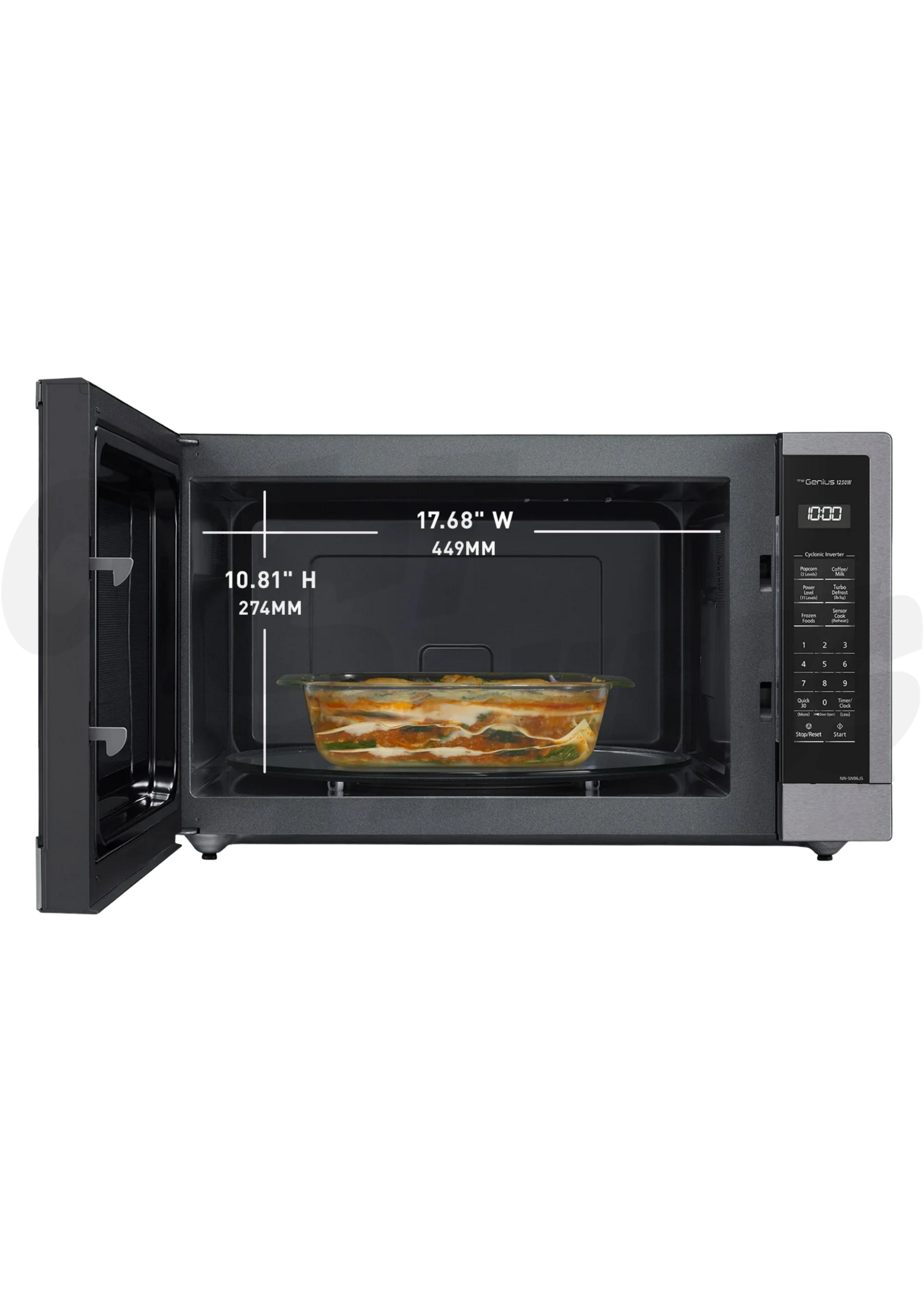 Panasonic 2.2 Cu. Ft. Sliver Microwave