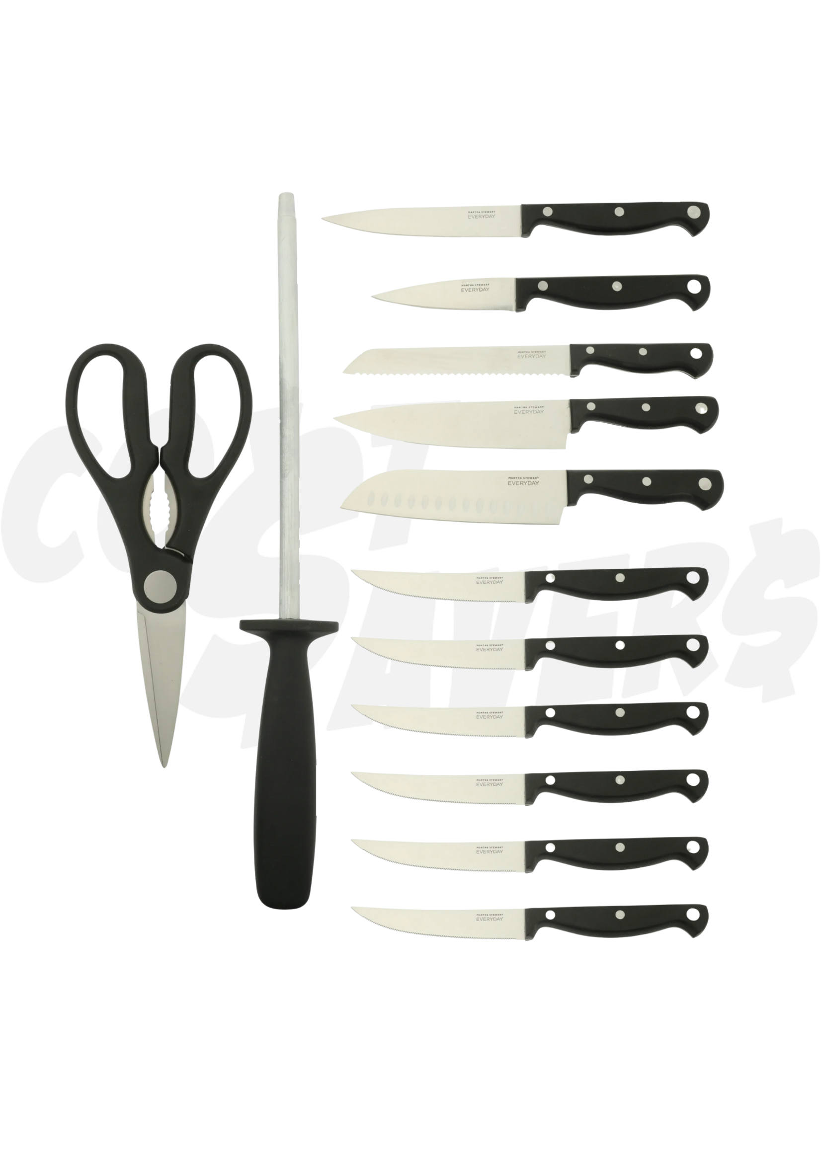 Martha Stewart 14pc Knife Set w/Block