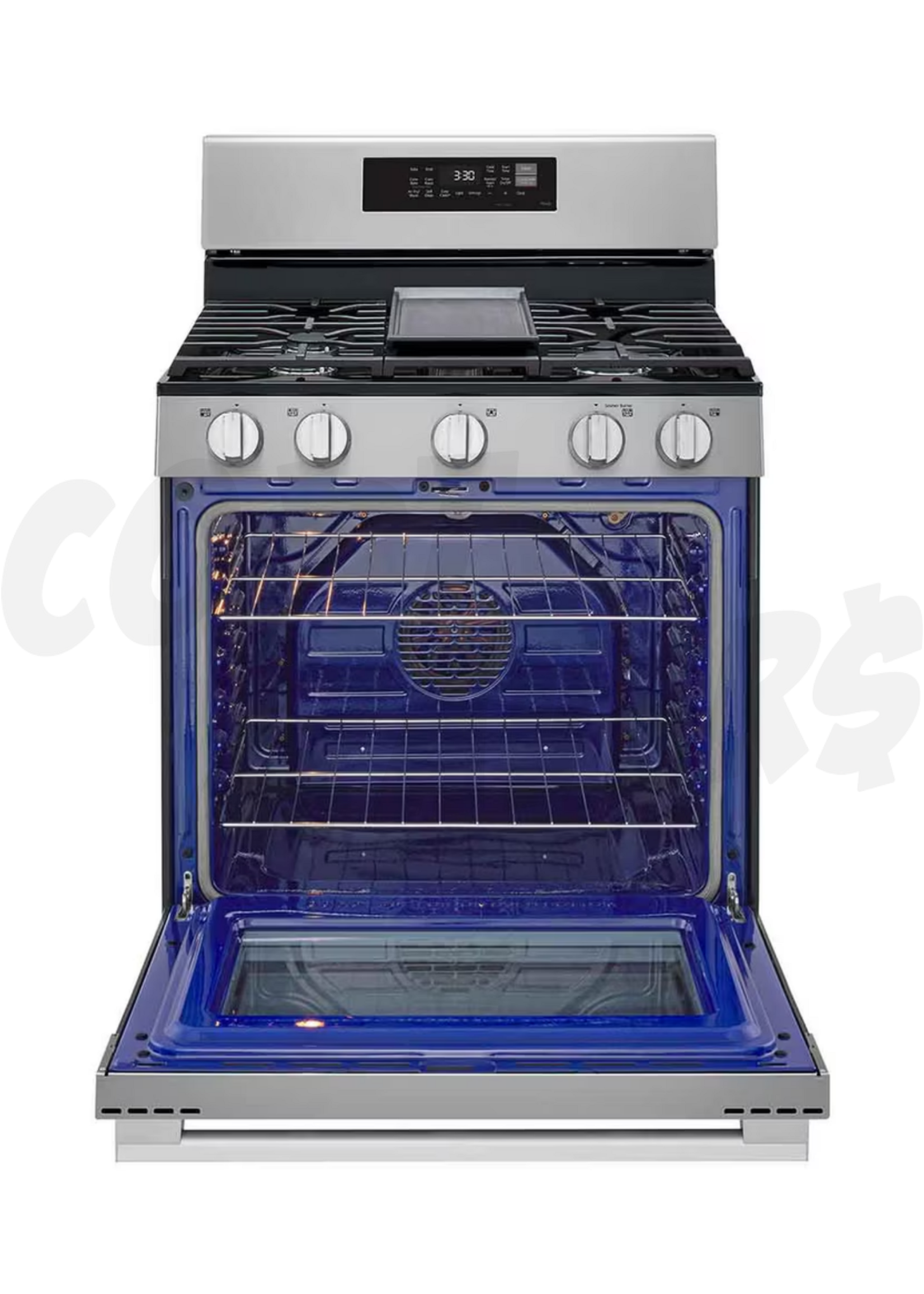 LG LG 30'' 6.3 Cu. Ft. S/Steel Gas Range w/Smart WIFI Start Convection & Air Fry