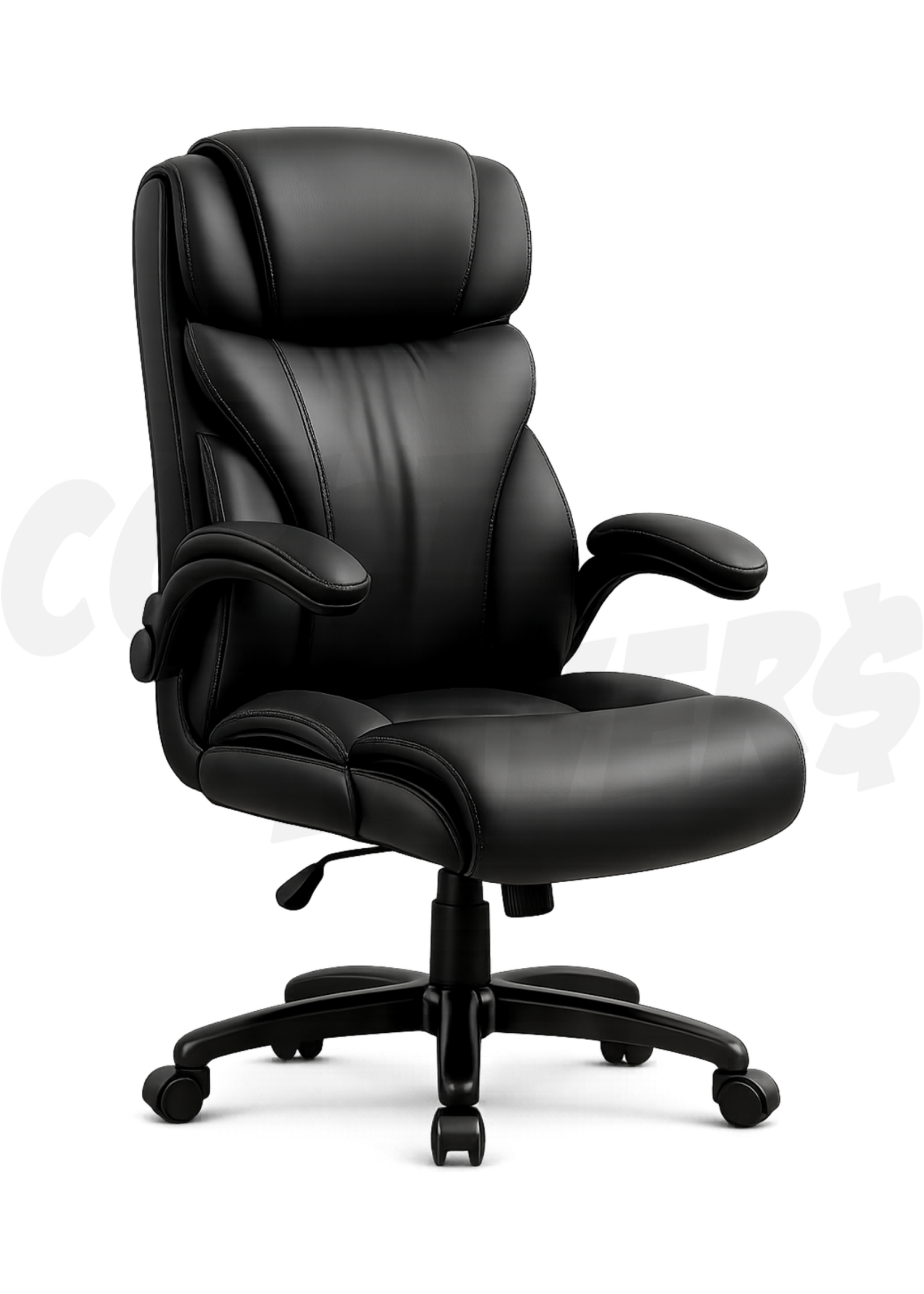 Serta Luna  PU Leather Office Chair (Black)