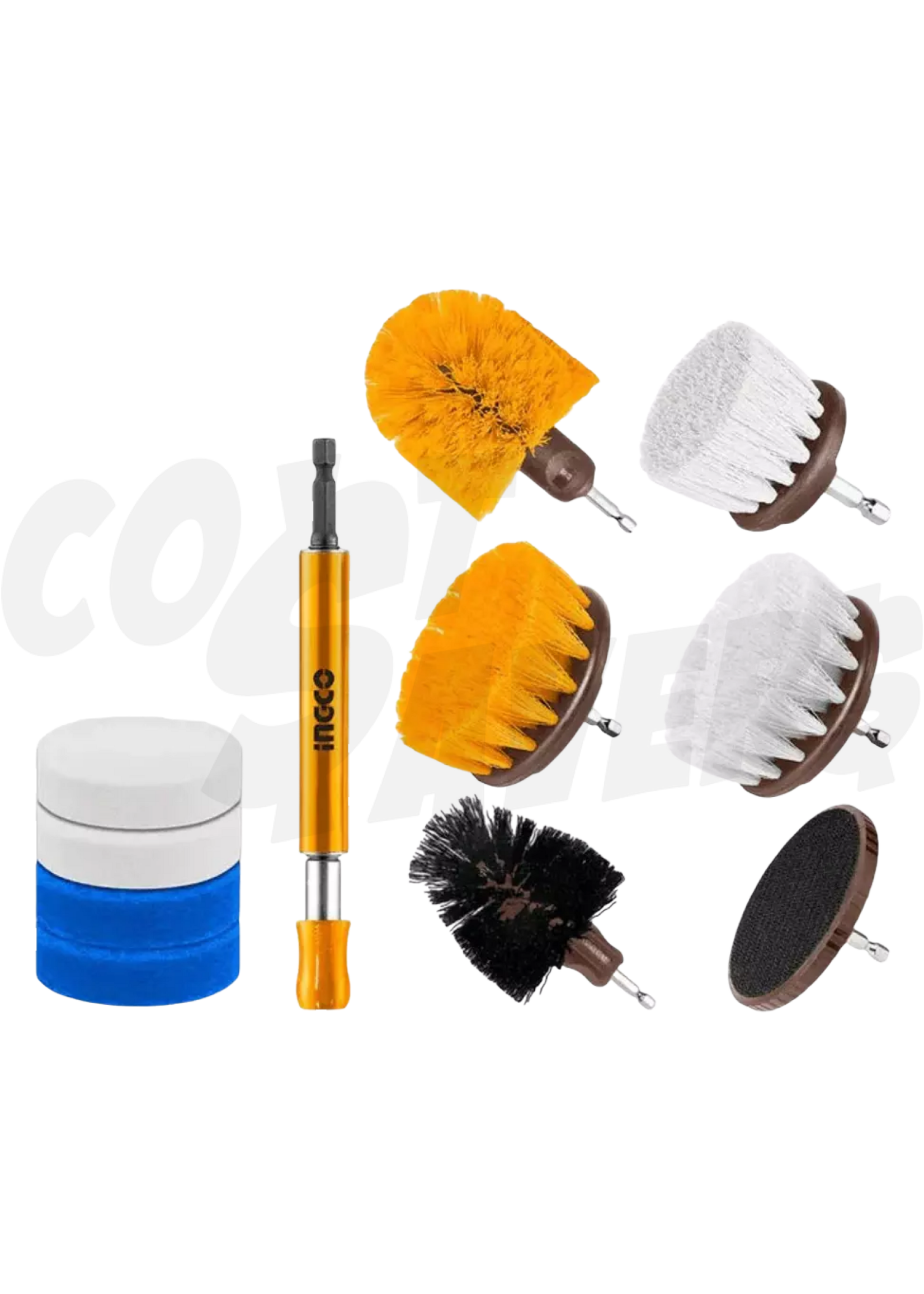 Ingco Ingco 11pc Drill Brush Set