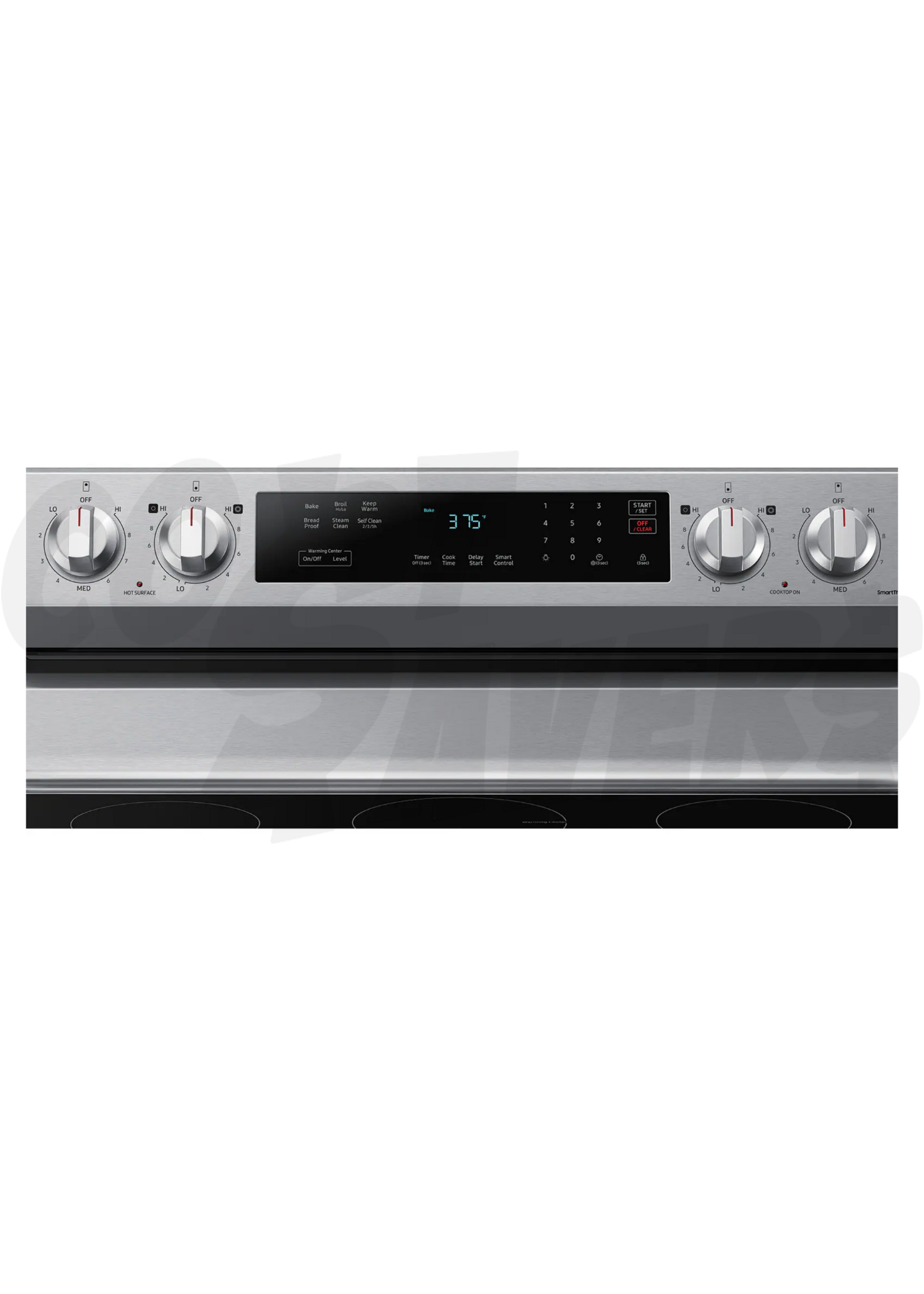 Samsung 30" 5 Burner Electric S/Steel Range
