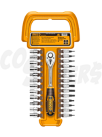 Ingco Ingco Industrial 27pcs 1/4'' Socket Set