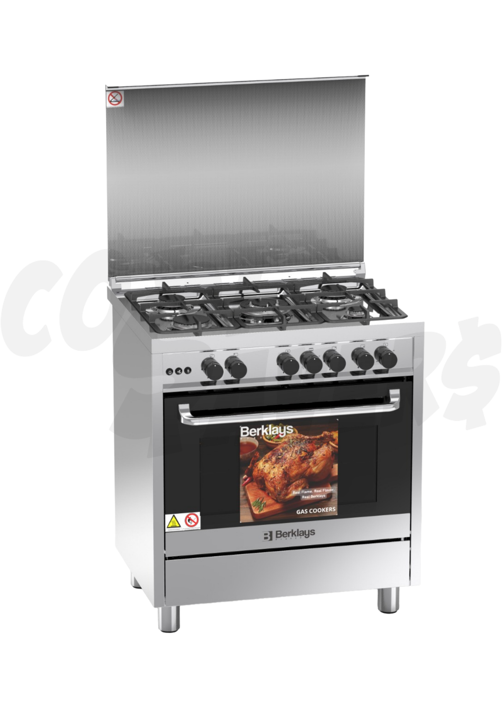 Berklay Berklays 30" 5 Burner Rotisserie / Convection / Gas Cooker