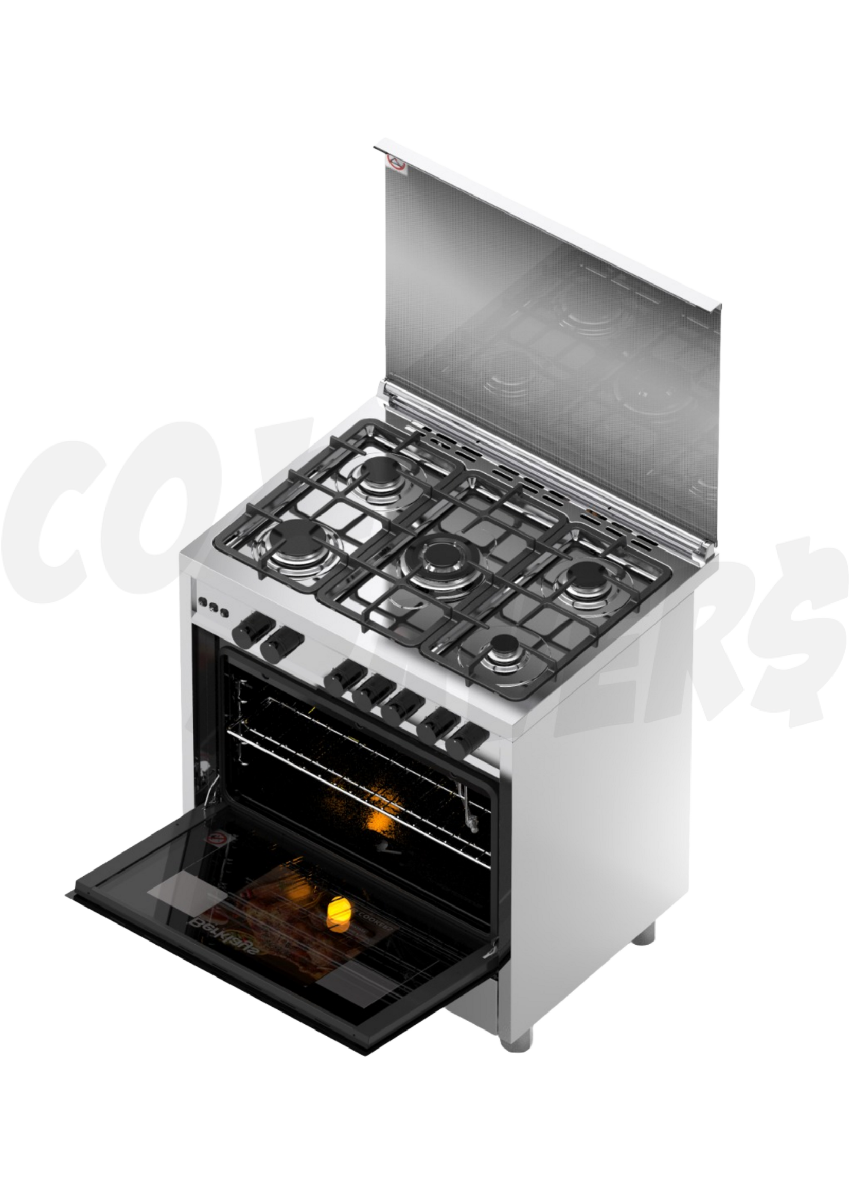 Berklay Berklays 30" 5 Burner Rotisserie / Convection / Gas Cooker