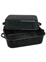 Graniteware Graniteware 21'' Rect. Roaster w/ Cover