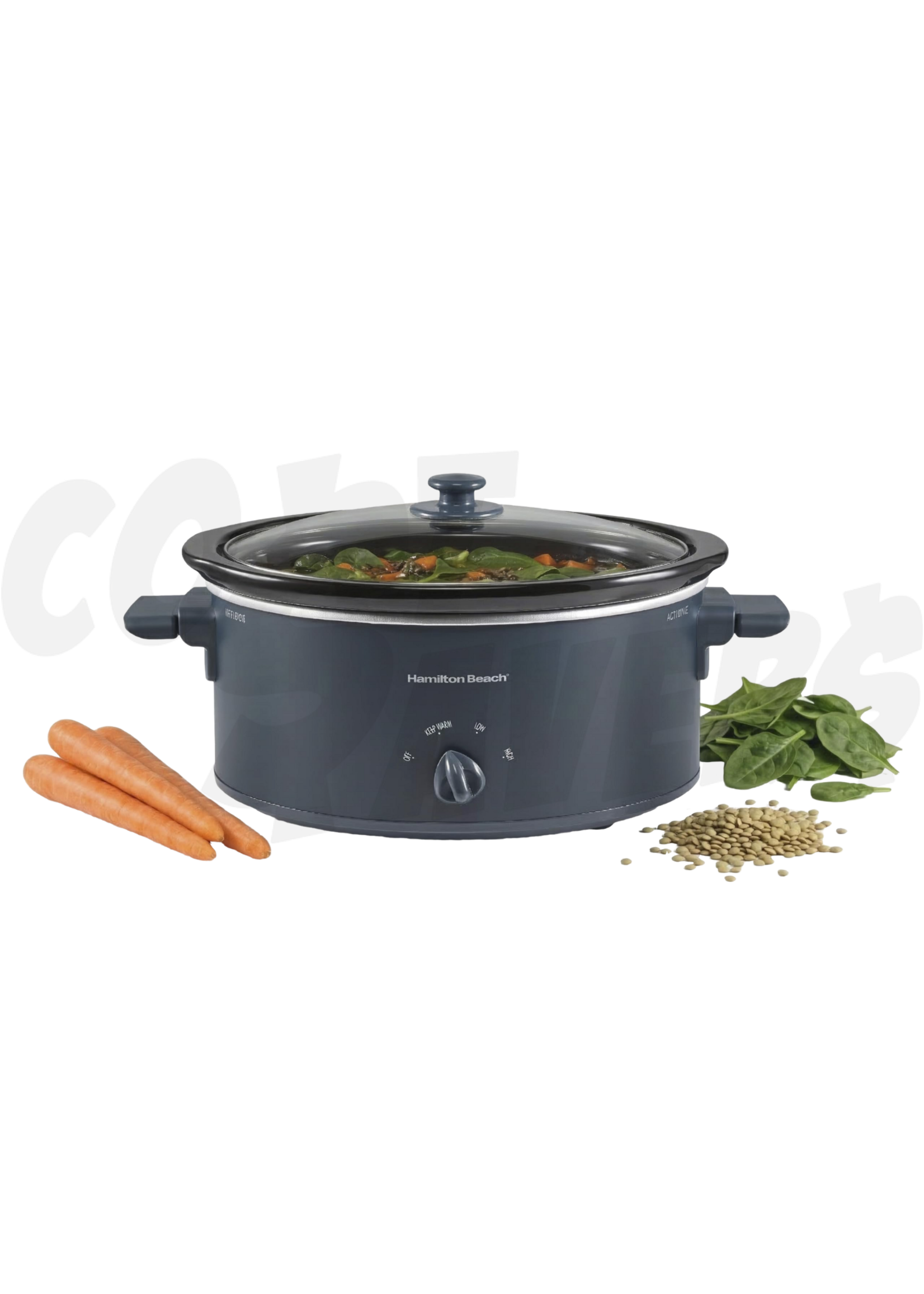Hamilton Beach Hamilton Beach Slow Cooker w/Folding Handles 6 QT