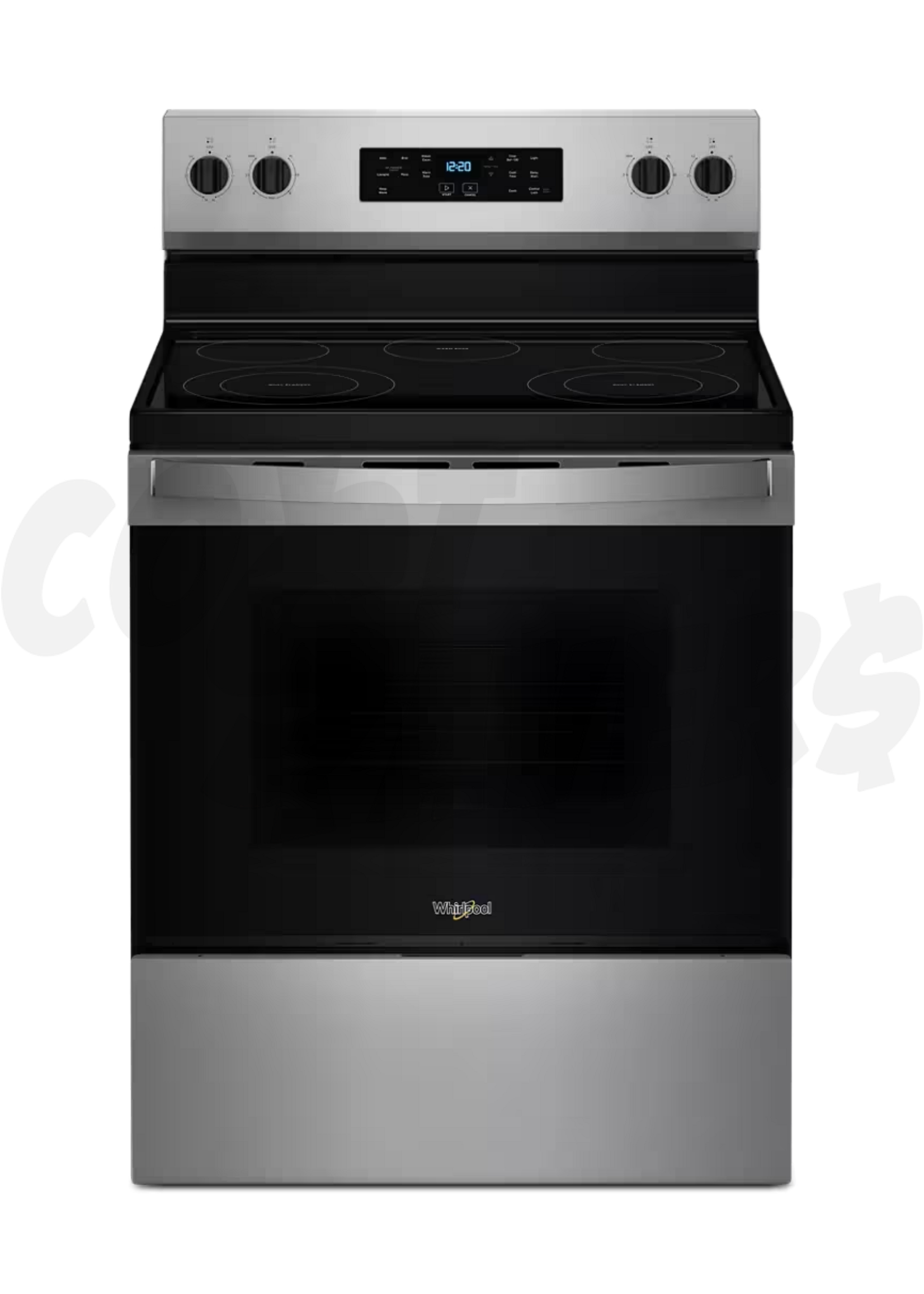 Whirlpool Whirlpool 30" Ceramic Top S/Steel Electric Range