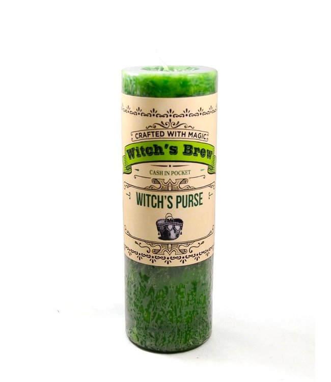 Coventry Witch's Purse Pillar Candle