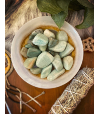 natural stone Amazonite Tumbled medium