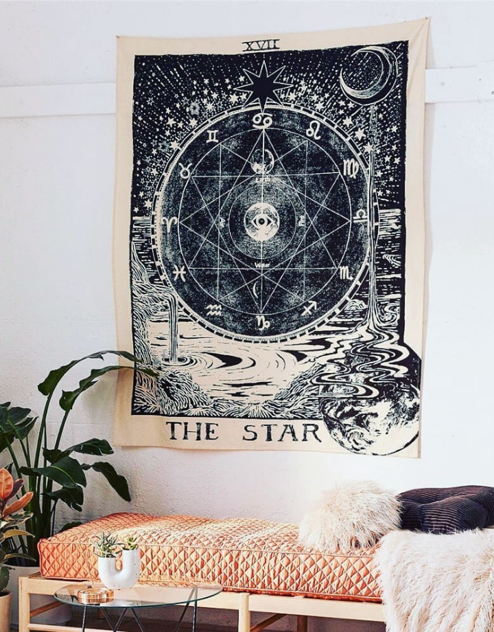 The Star Tarot Wall Tapestry