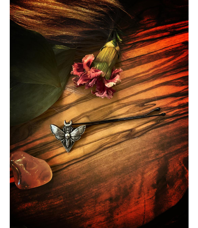 Witch of Walkerville Death Head Moth Hair Pin