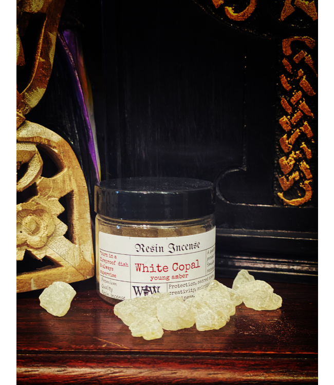 Witch of Walkerville White Copal Resin Incense 1 oz