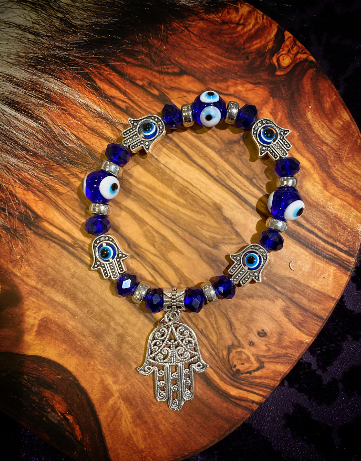 Evil Eye & Hamsa Hand Bracelet - Smudge Metaphysical