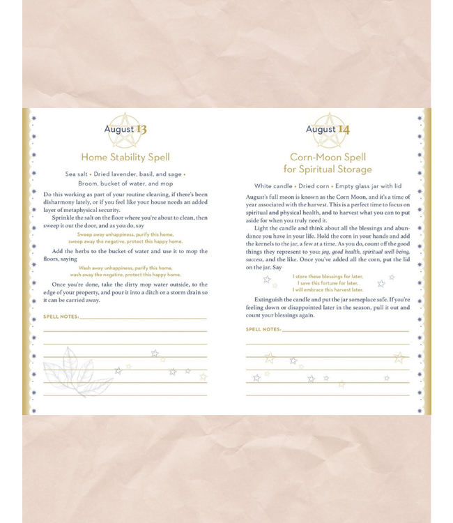 The Daily Spell Journal: A Diary of Enchantments for Every Day of the Year (Volume 6)