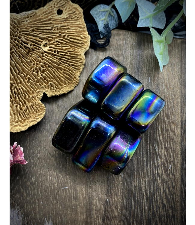 natural stone Magnetic Rainbow Hematite