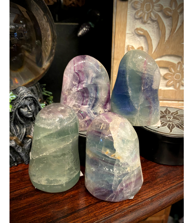 natural stone Fluorite Natural Free form