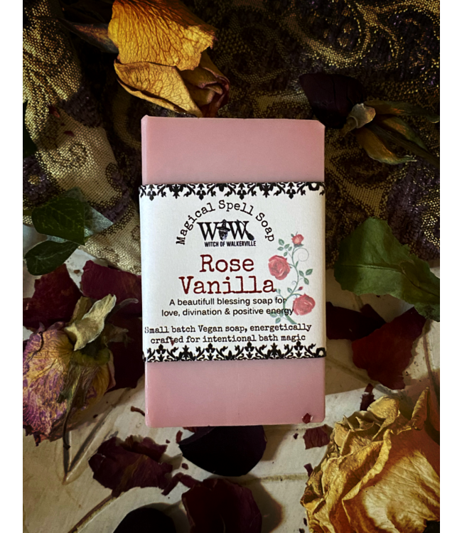 Witch of Walkerville Rose Vanilla Soap