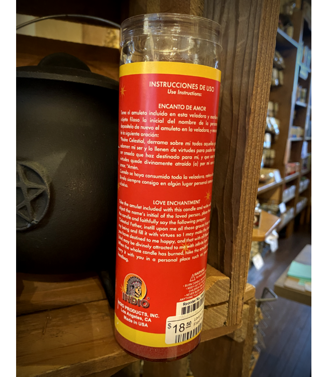 Love's Enchantment Fixed Aromatic 7 day  Candle