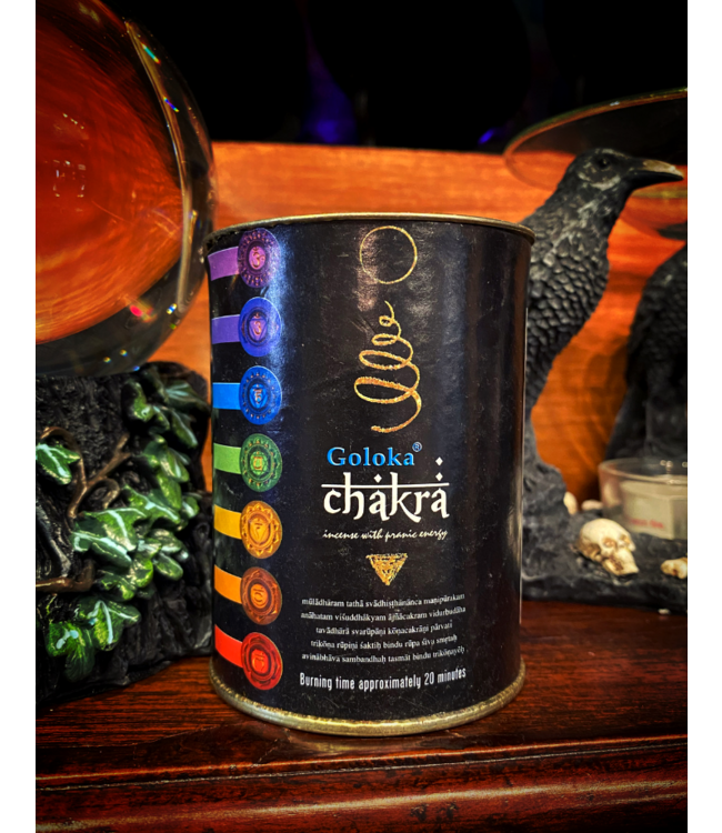 Chakra Backflow Incense Cones (24 pack)