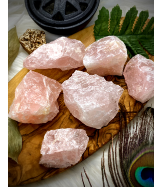 natural stone Rose Quartz - natural 2"