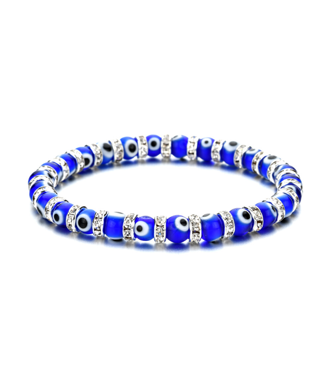 Evil Eye Beaded Charm Bracelets Blue Eye Bead Bracelet For Protection And  Blessing