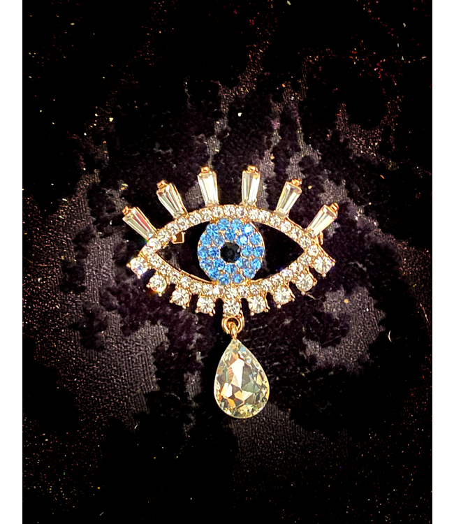 Evil Eye Crystal pin Smudge Metaphysical