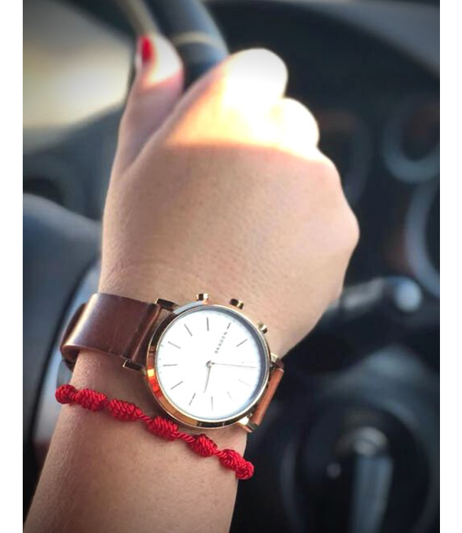 Red Cord & Knot bracelet