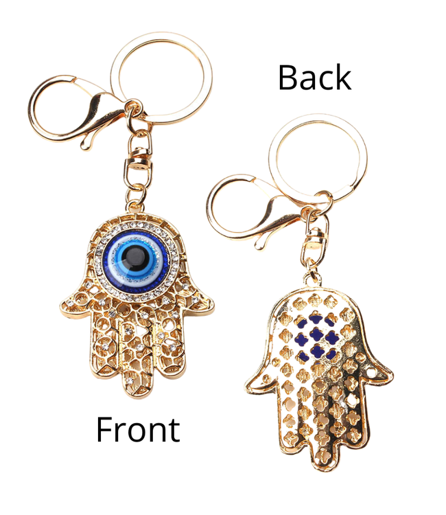 Evil Eye Fatima Key Chain