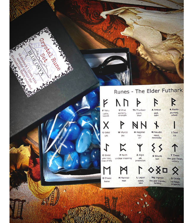 Witch of Walkerville Blue Onyx Rune Set