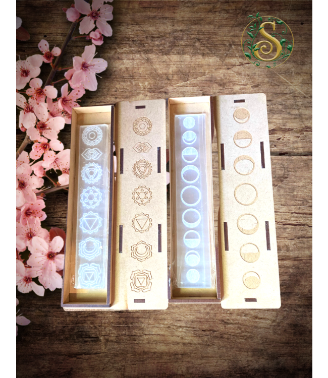 natural stone Selenite Charging Rulers