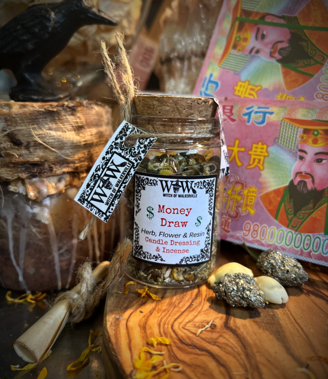 Witch of Walkerville Money Draw Herbal Jar