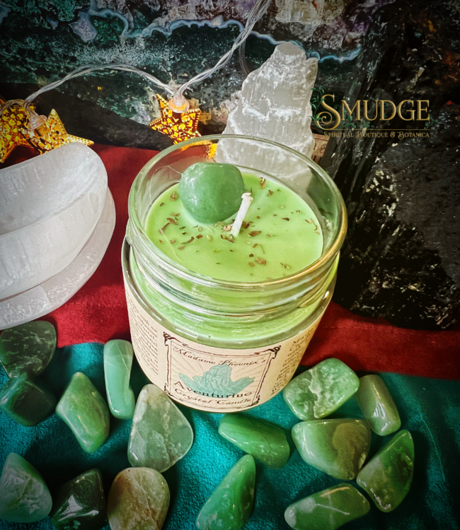 Madame Phoenix Aventurine Crystal Spell Candle